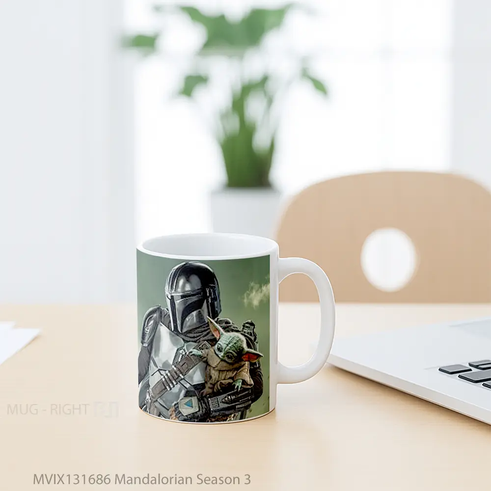 Mug Mandalorian Season 3 Gelas Star Wars - All-side / Desain
