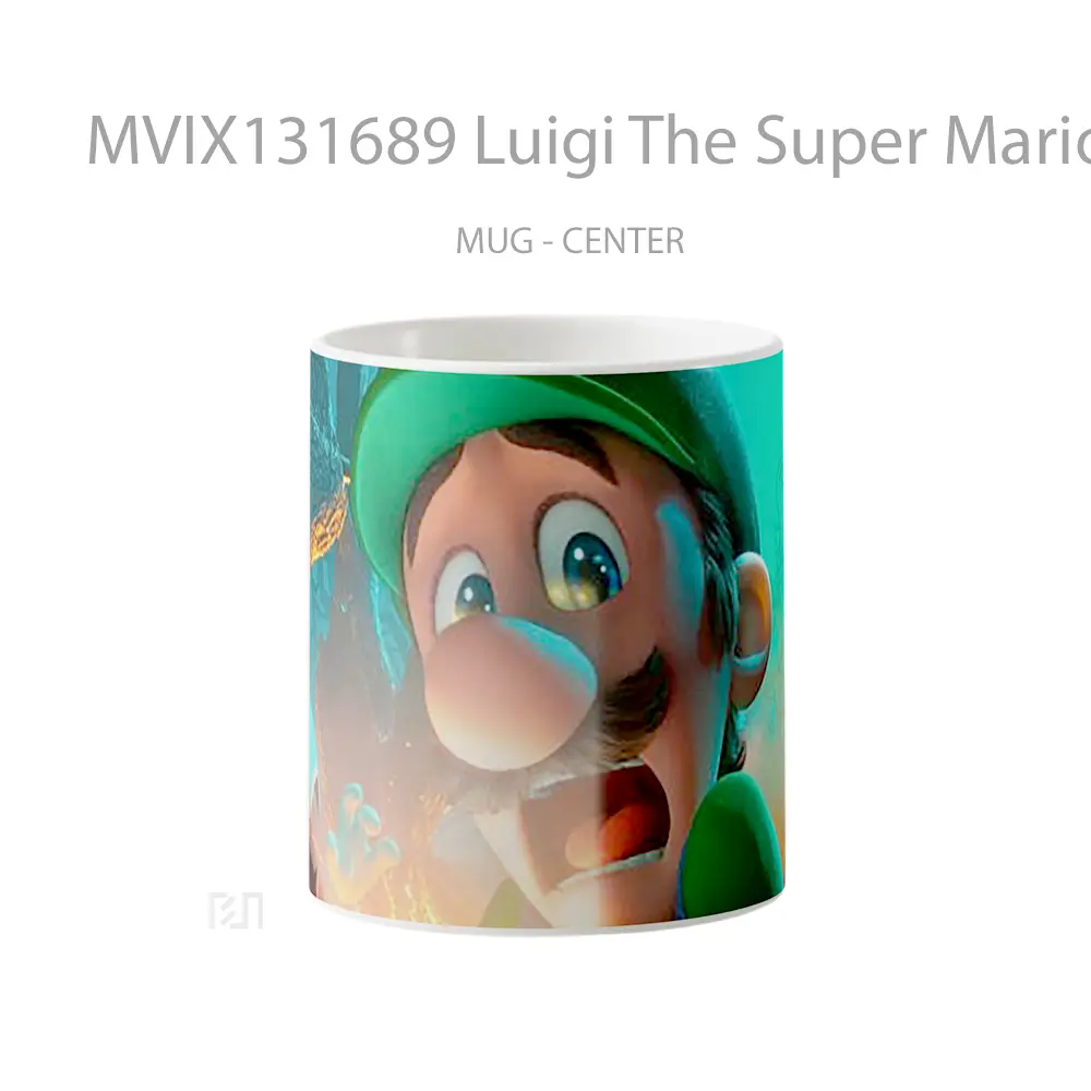 Mug Luigi The Super Mario Bros Gelas Keramik Unik