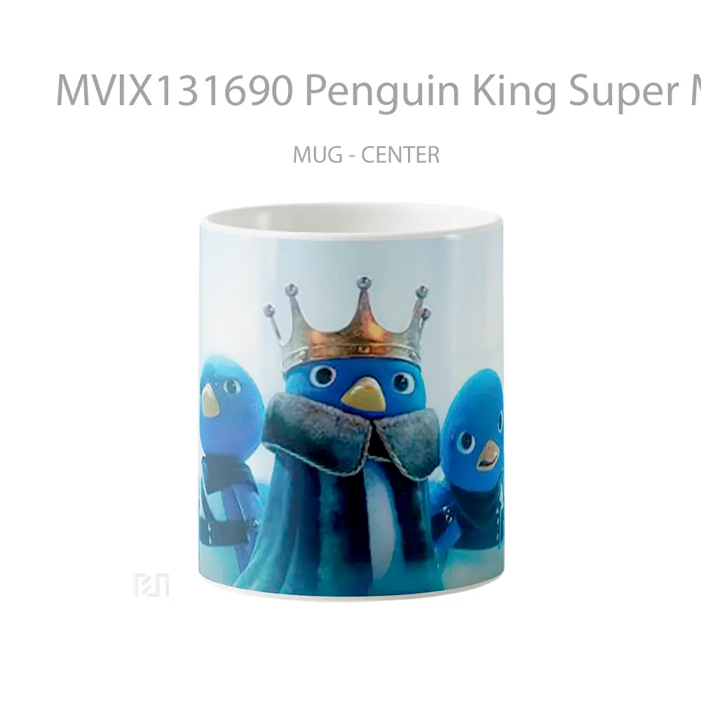 Mug Penguin King Super Mario Bros Movie Gelas Keramik Unik