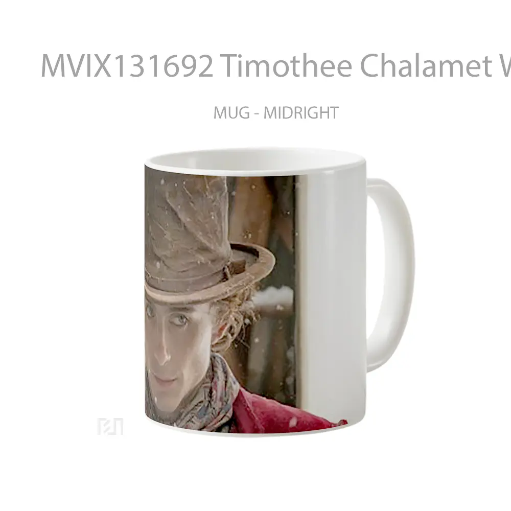 Mug Timothee Chalamet Wonka Gelas Keramik Unik - All-side / Desain