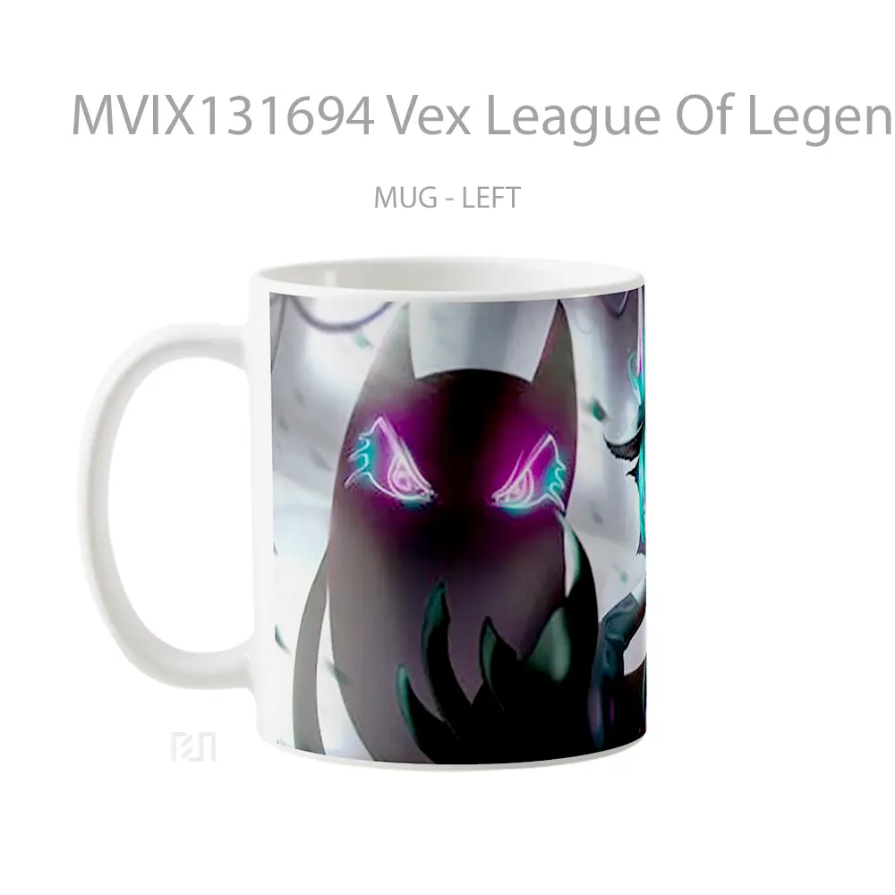 Mug Vex League Of Legends V2 Cangkir Gamer - All-side / Desain