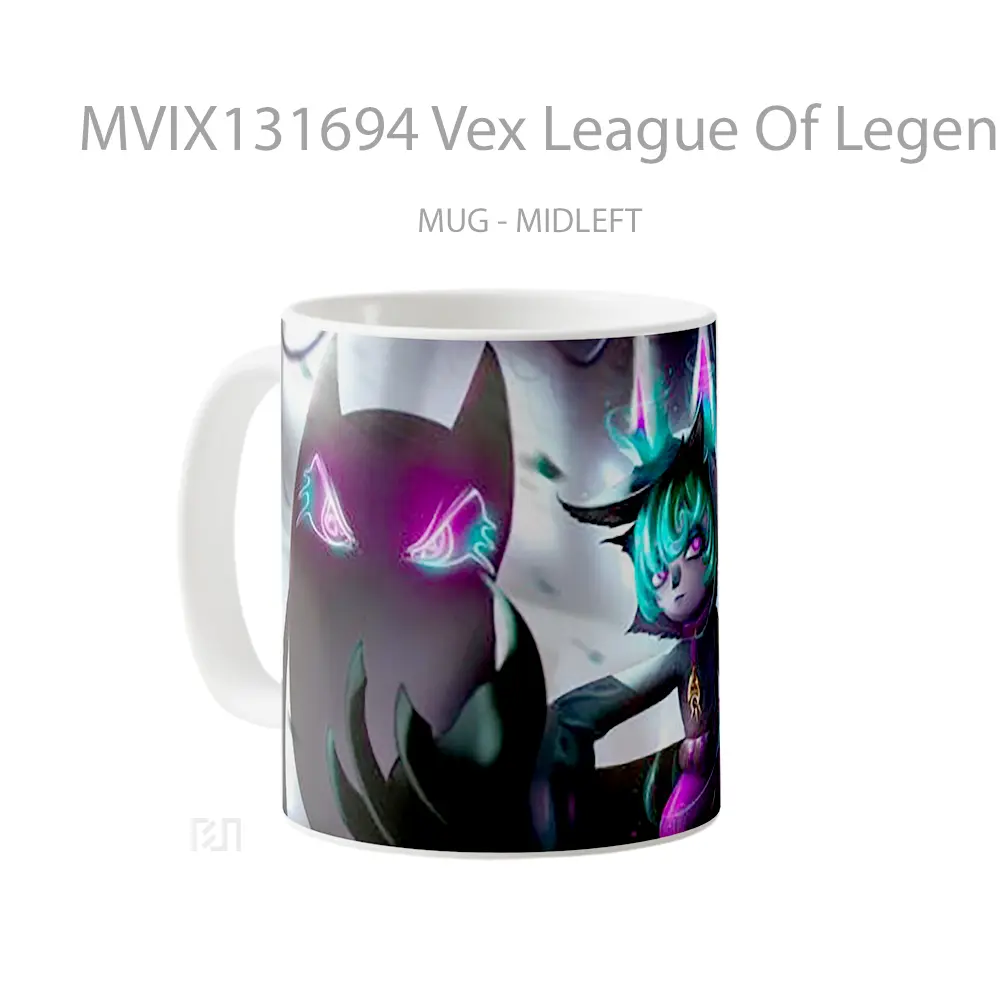 Mug Vex League Of Legends V2 Cangkir Gamer - All-side / Desain