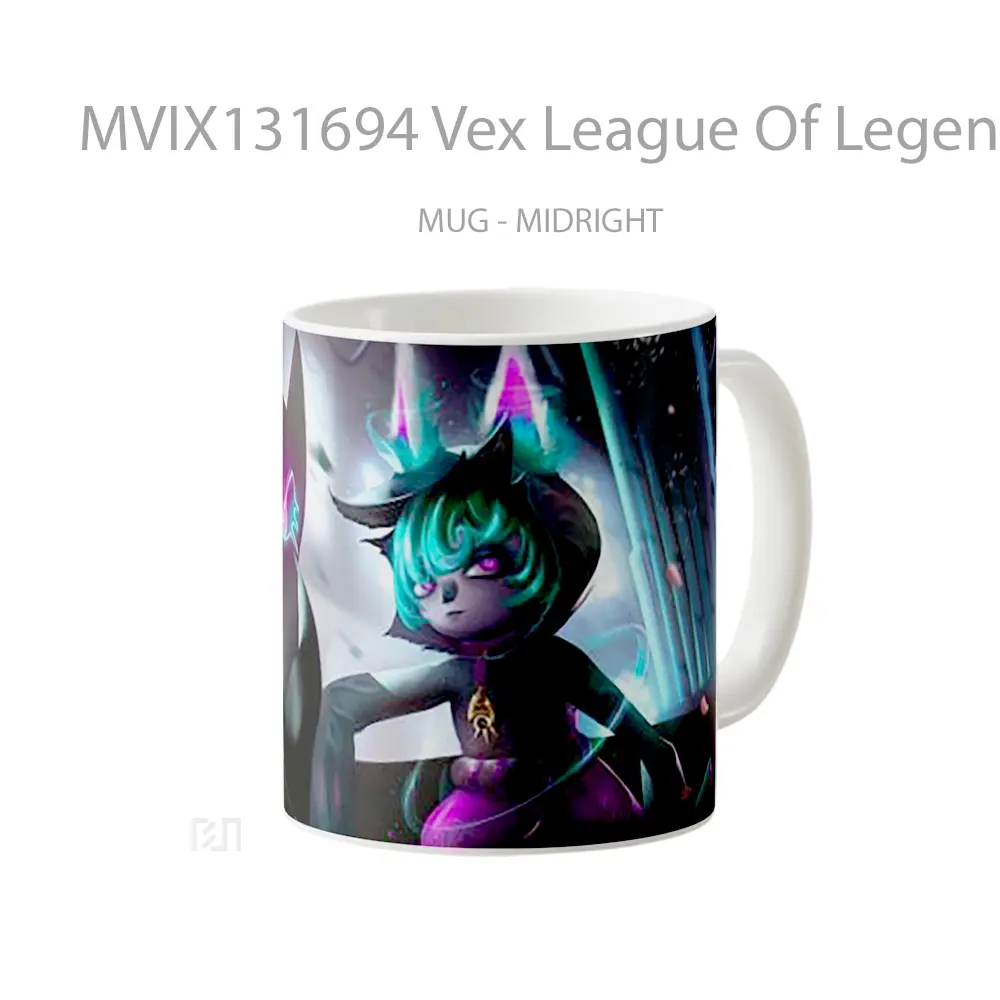Mug Vex League Of Legends V2 Cangkir Gamer - All-side / Desain