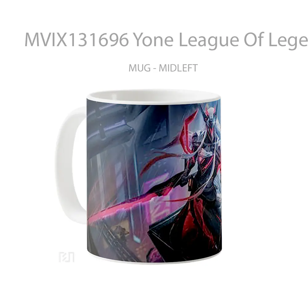 Mug Yone League Of Legends Art Cangkir Gamer - All-side / Desain