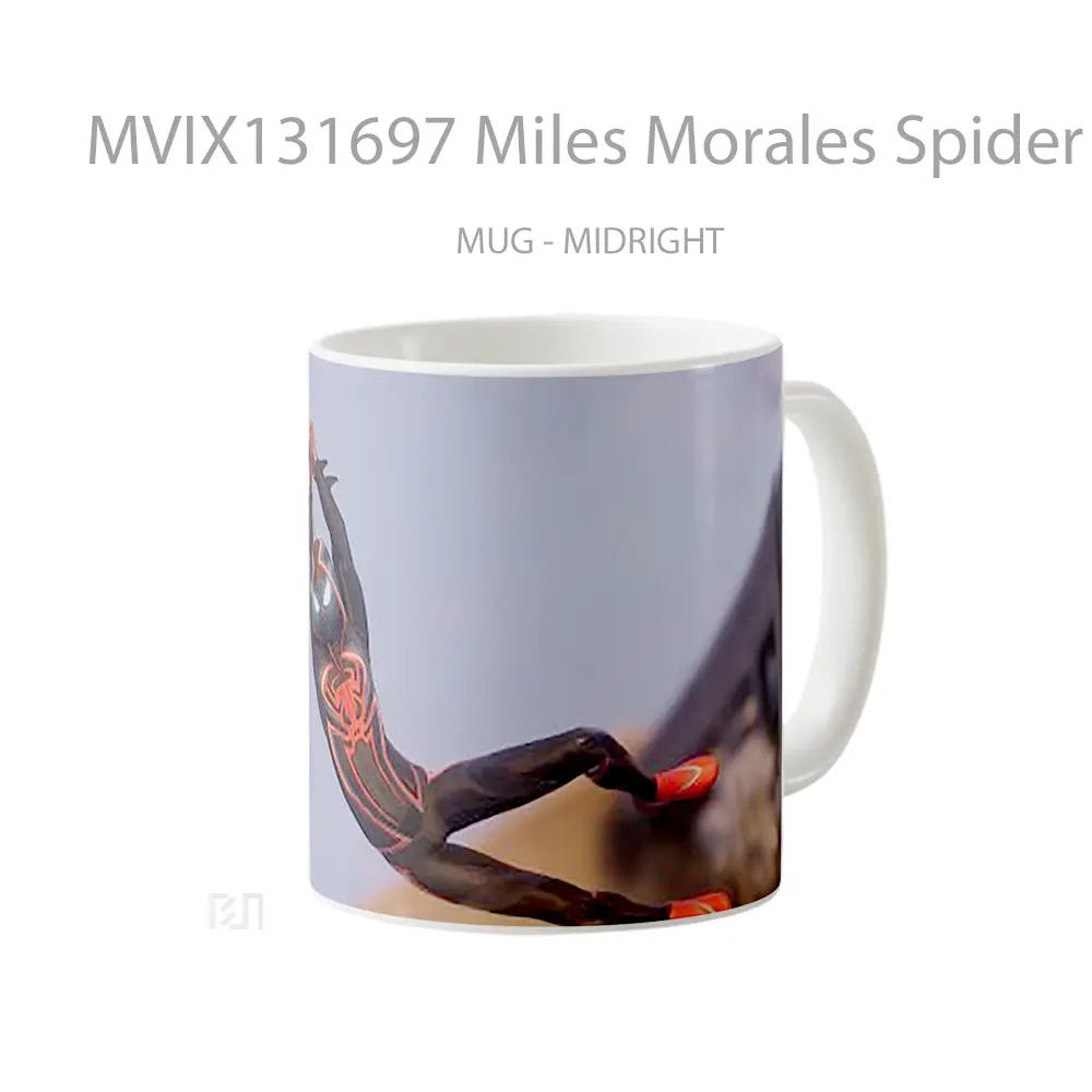 Mug Miles Morales Spider Man V3 Gelas Superhero - All-side / Desain