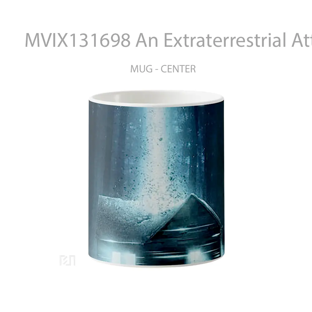 Mug An Extraterrestrial Attack Gelas Keramik Unik
