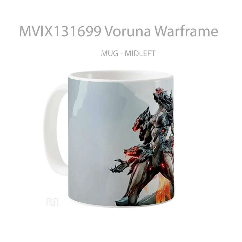 Mug Voruna Warframe Gelas Keramik Unik - All-side / Desain