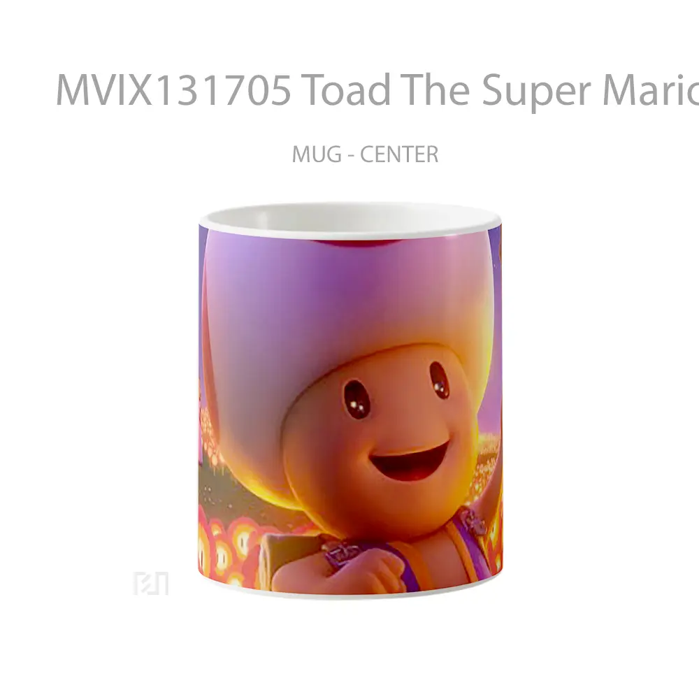 Mug Toad The Super Mario Bros Movie Gelas Keramik Unik