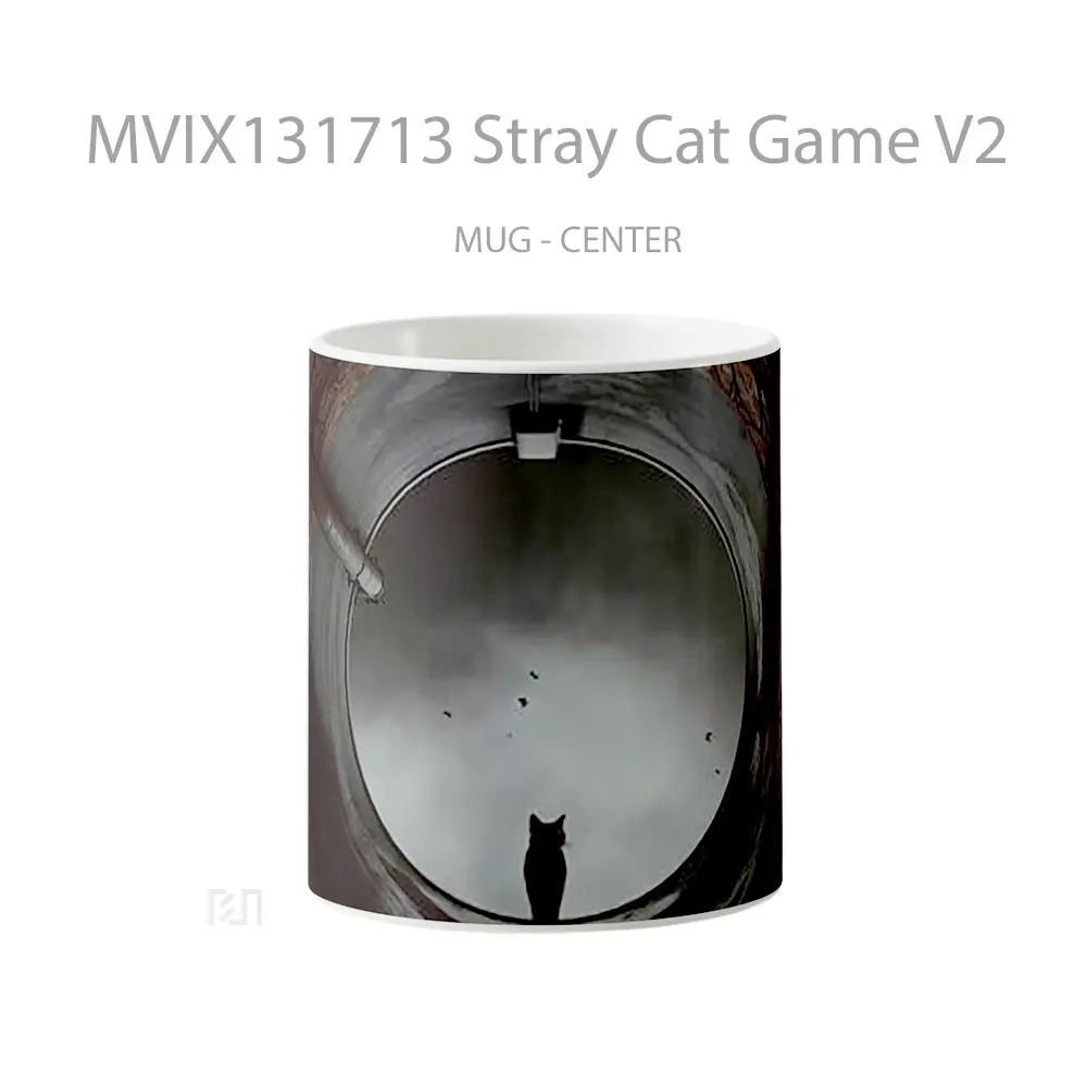 Mug Stray Cat Game V2 Cangkir Gamer