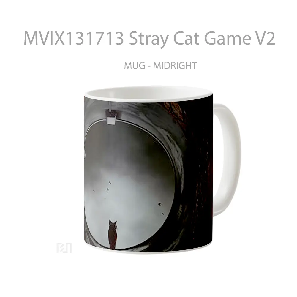 Mug Stray Cat Game V2 Cangkir Gamer - All-side / Desain