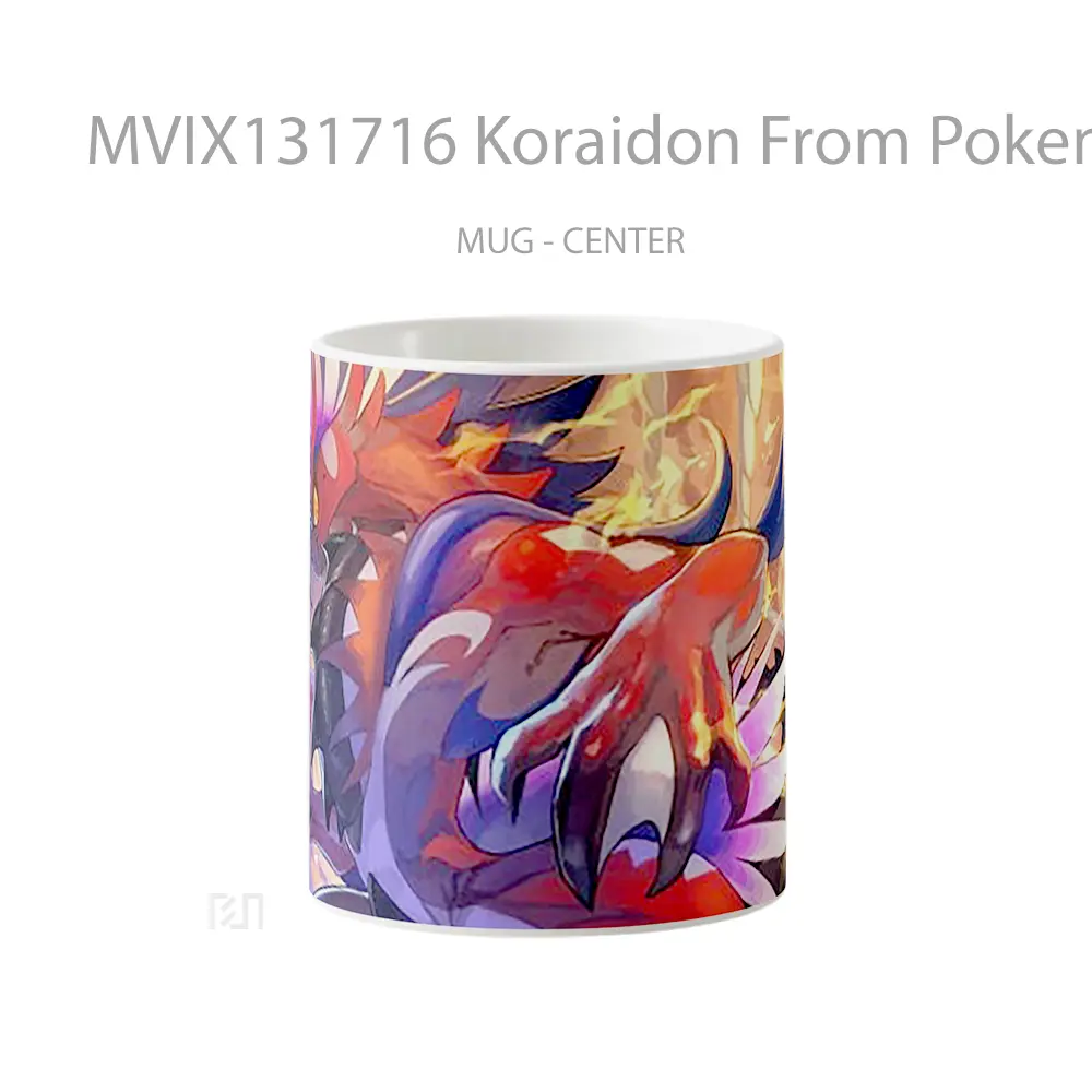 Mug Koraidon From Pokemon Scarlet And Violet V1 Cangkir Anime