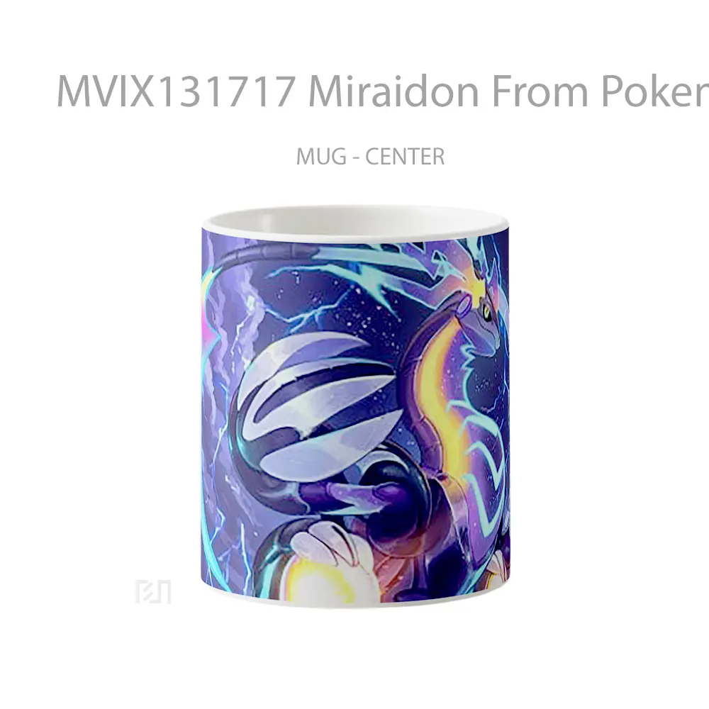 Mug Miraidon From Pokemon Scarlet And Violet Cangkir Anime
