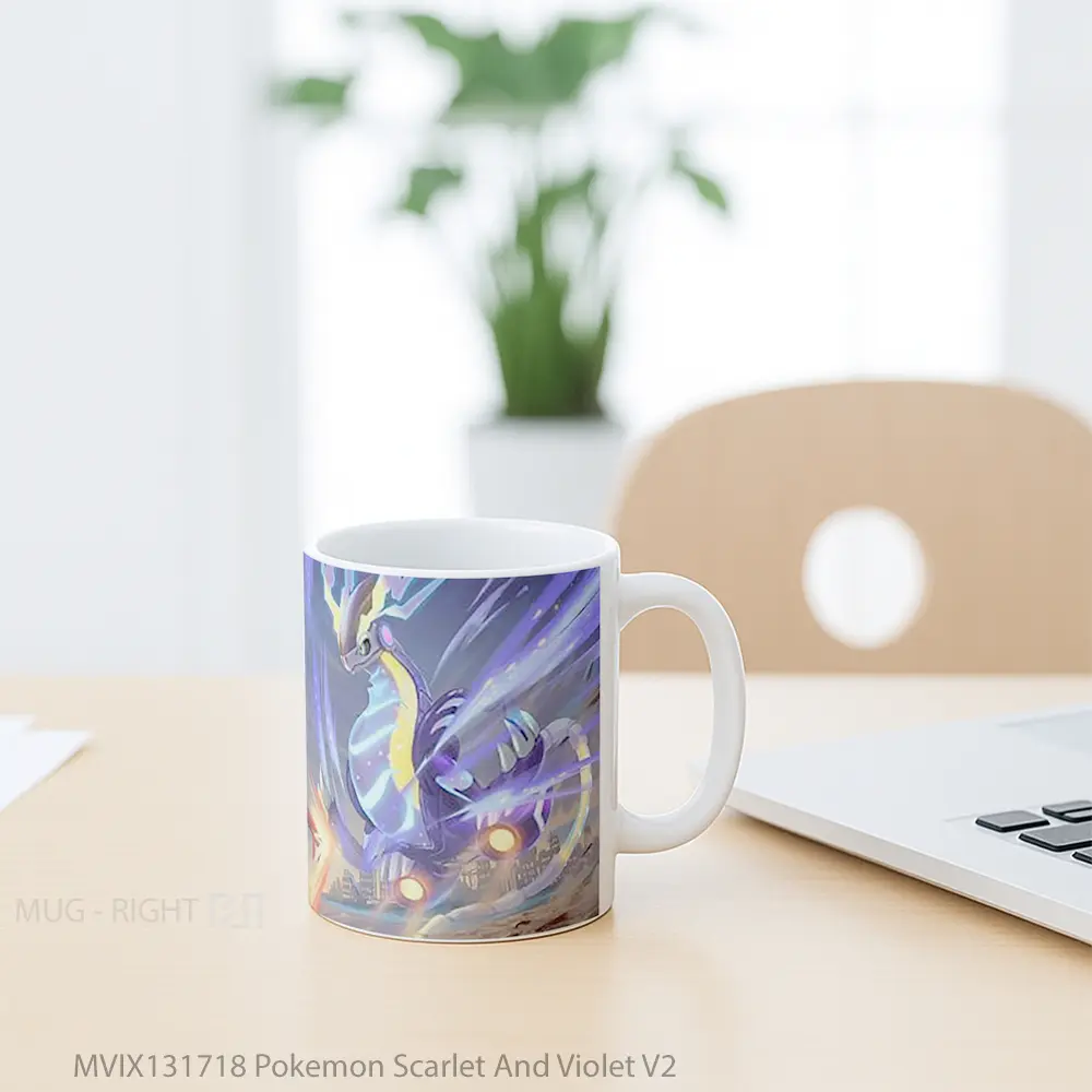 Mug Pokemon Scarlet And Violet V2 Cangkir Anime - All-side / Desain