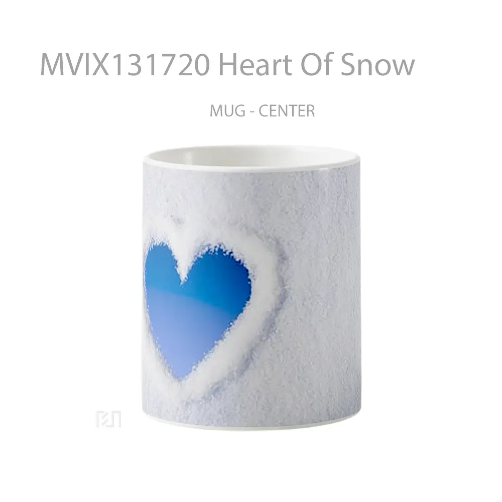 Mug Heart Of Snow Gelas Pemandangan Alam