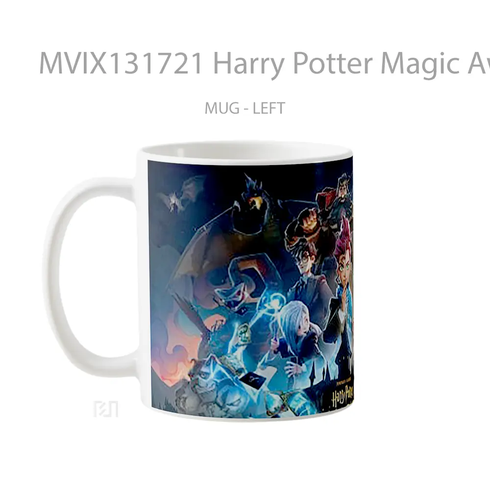 Mug Harry Potter Magic Awakened Cover Gelas Fantasi - All-side / Desain