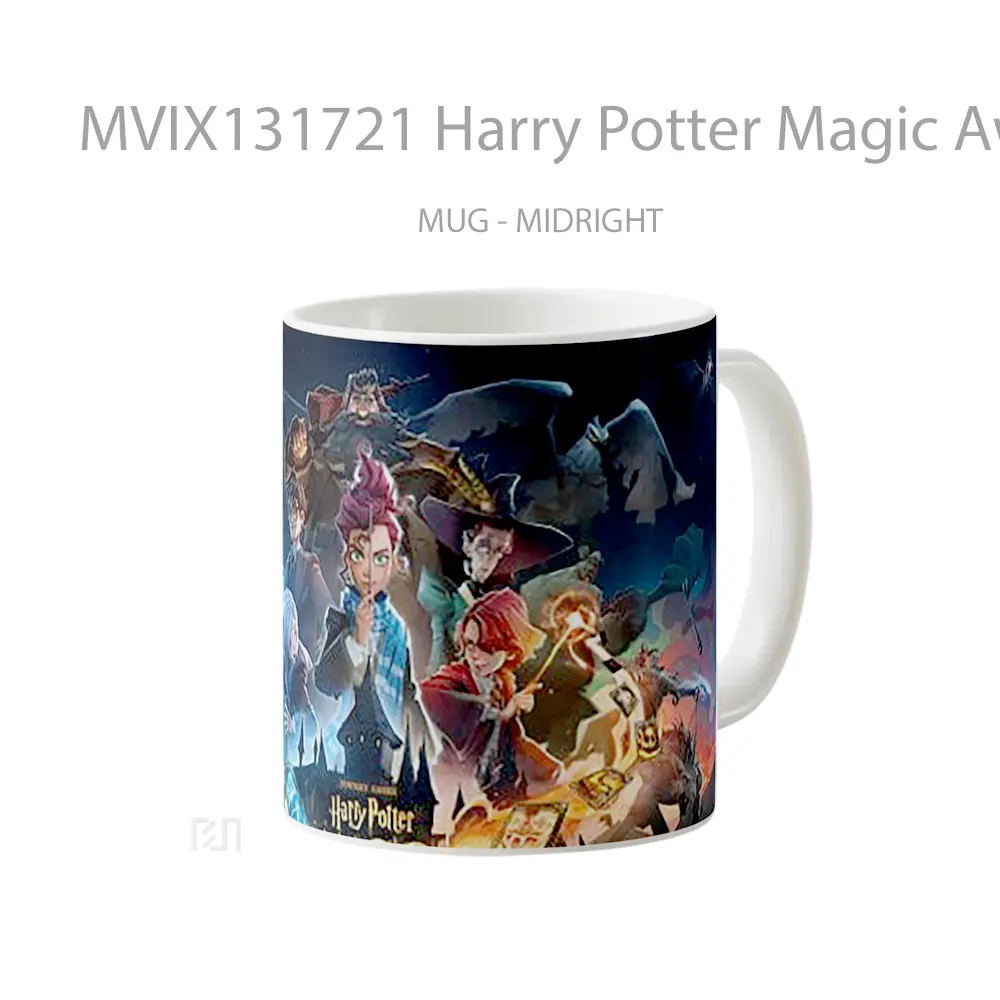 Mug Harry Potter Magic Awakened Cover Gelas Fantasi - All-side / Desain