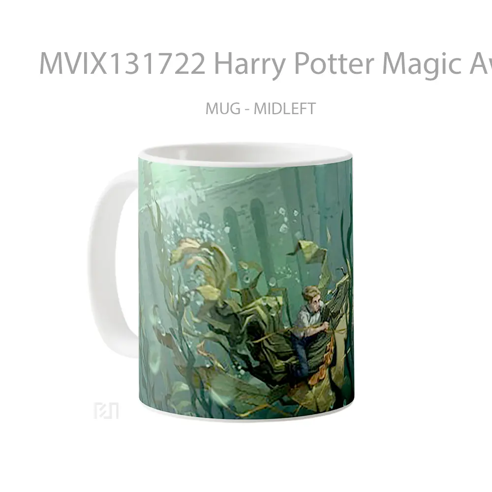 Mug Harry Potter Magic Awakened V2 Gelas Fantasi - All-side / Desain