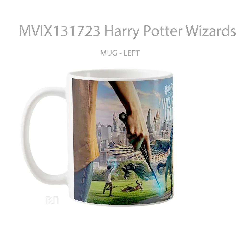 Mug Harry Potter Wizards Unite Cover Gelas Film - All-side / Desain