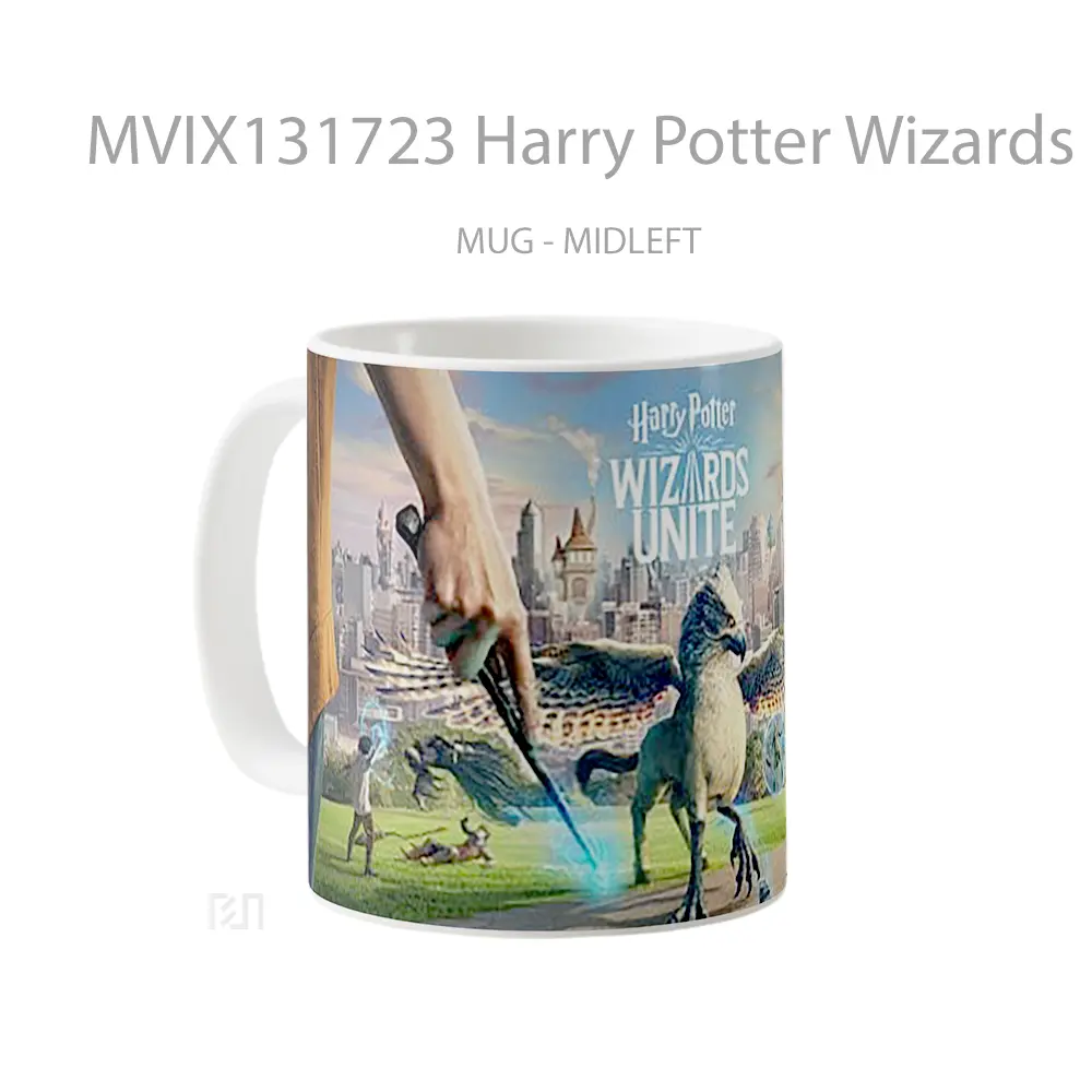Mug Harry Potter Wizards Unite Cover Gelas Film - All-side / Desain