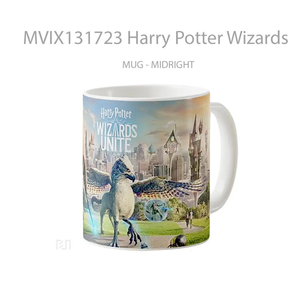 Mug Harry Potter Wizards Unite Cover Gelas Film - All-side / Desain