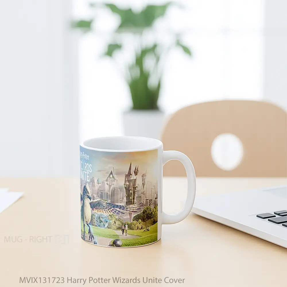 Mug Harry Potter Wizards Unite Cover Gelas Film - All-side / Desain