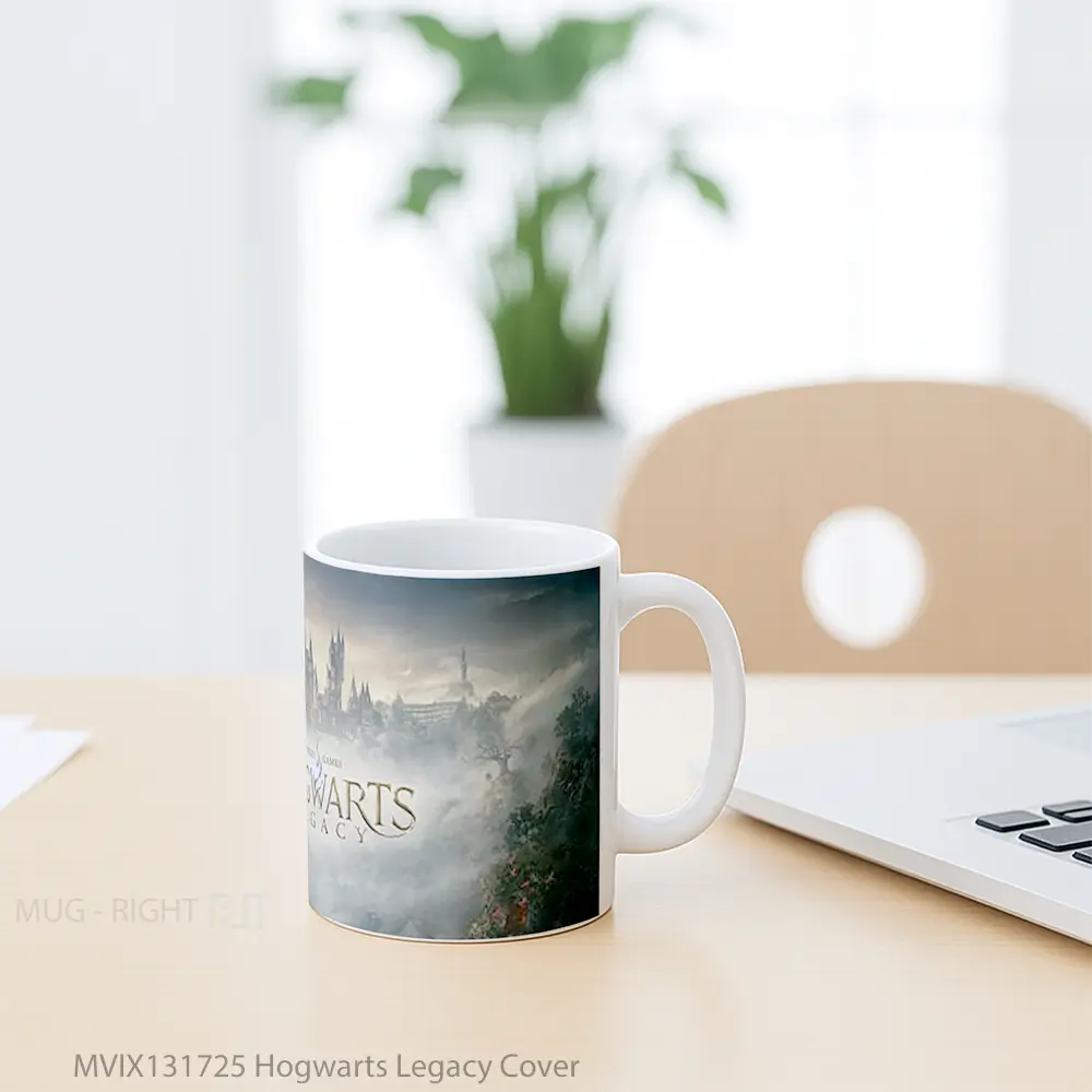 Mug Hogwarts Legacy Cover Gelas Keramik Unik - All-side / Desain