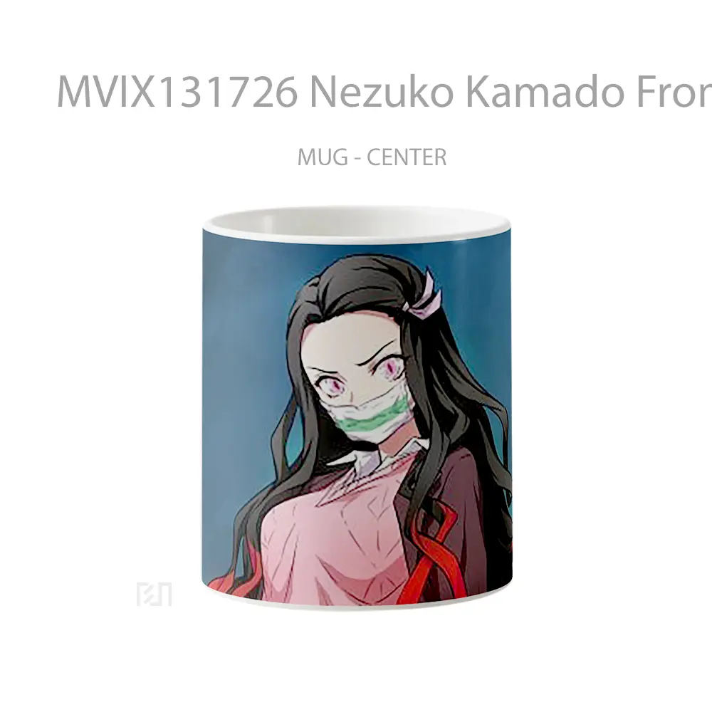 Mug Nezuko Kamado From Kimetsu No Yaiba V1 Cangkir Anime