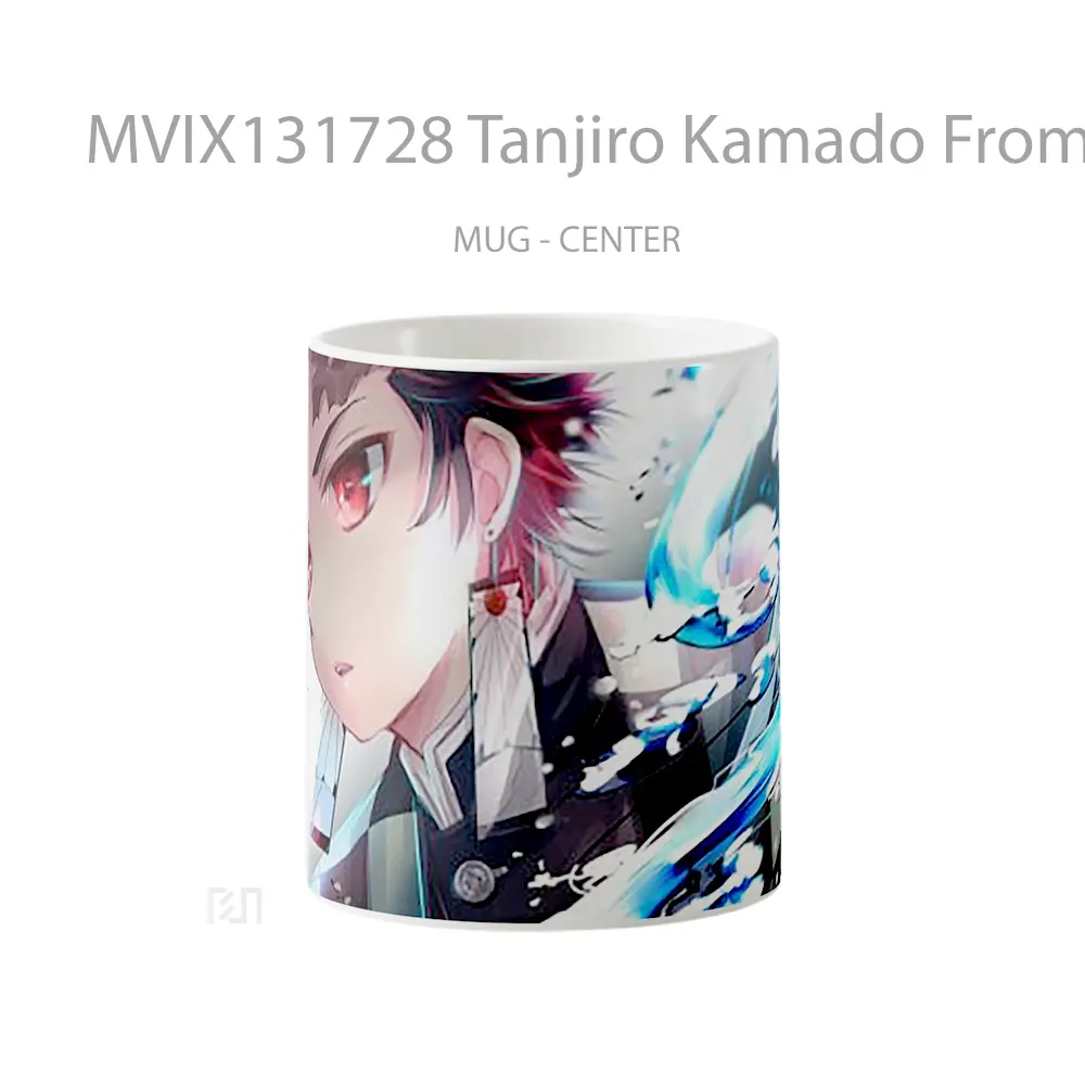 Mug Tanjiro Kamado From Kimetsu No Yaiba V1 Cangkir Anime