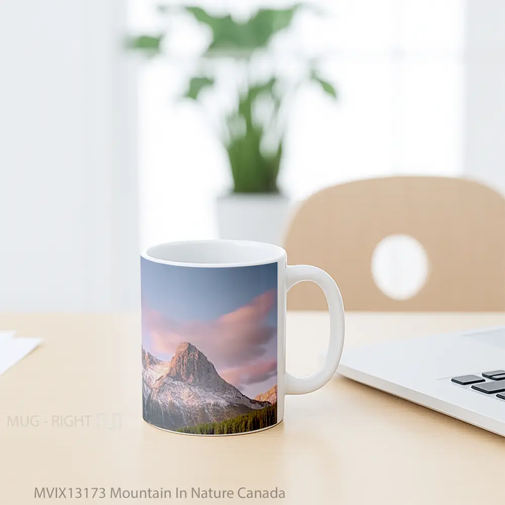 Mug Mountain In Nature Canada Gelas Pemandangan Alam - All-side / Desain