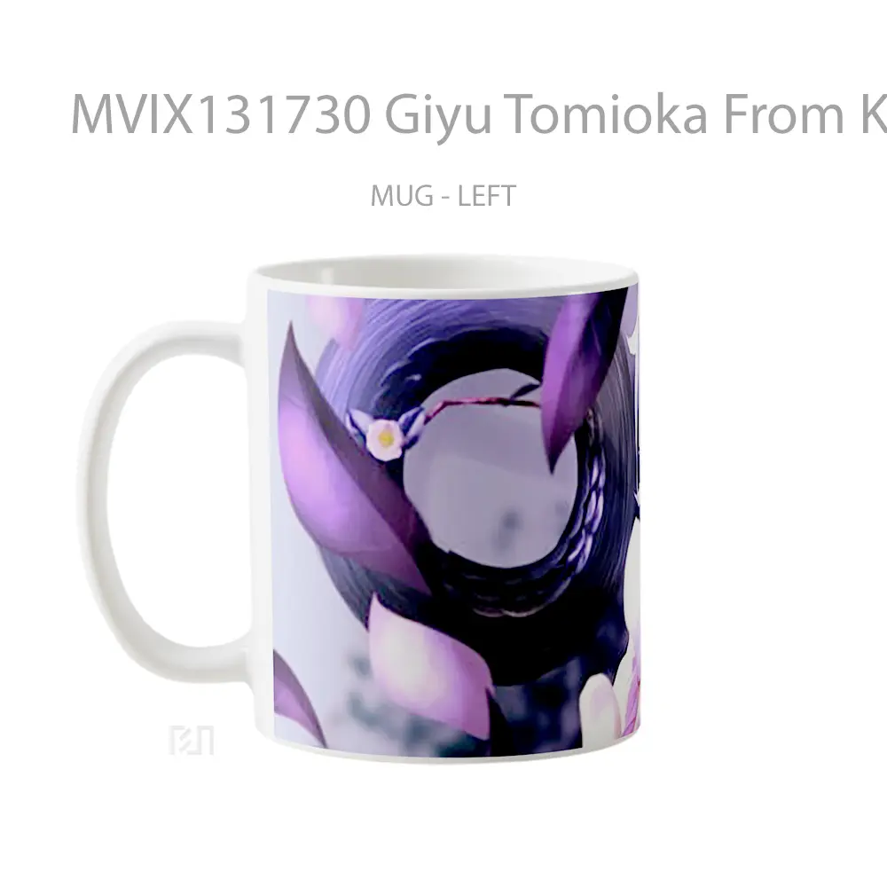 Mug Giyu Tomioka From Kimetsu No Yaiba V1 Cangkir Anime - All-side / Desain