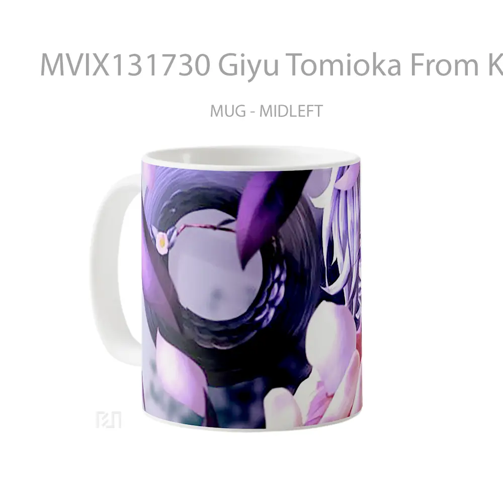 Mug Giyu Tomioka From Kimetsu No Yaiba V1 Cangkir Anime - All-side / Desain
