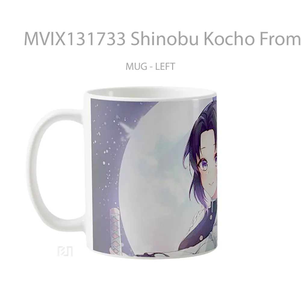 Mug Shinobu Kocho From Kimetsu No Yaiba V1 Cangkir Anime - All-side / Desain