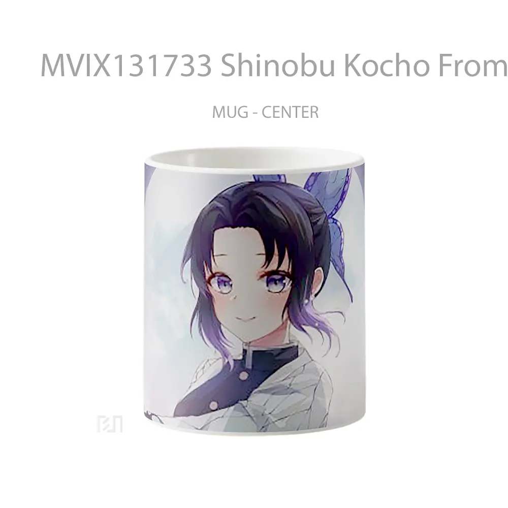 Mug Shinobu Kocho From Kimetsu No Yaiba V1 Cangkir Anime