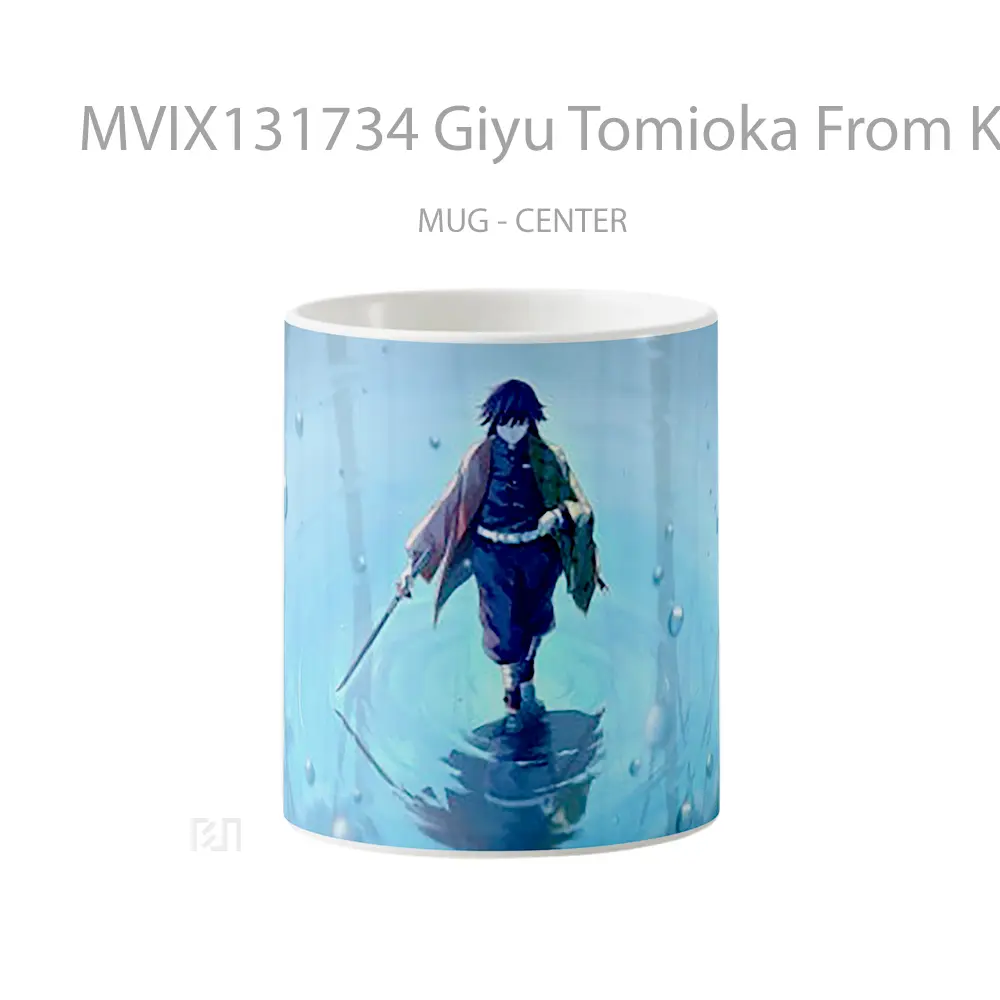 Mug Giyu Tomioka From Kimetsu No Yaiba V2 Cangkir Anime