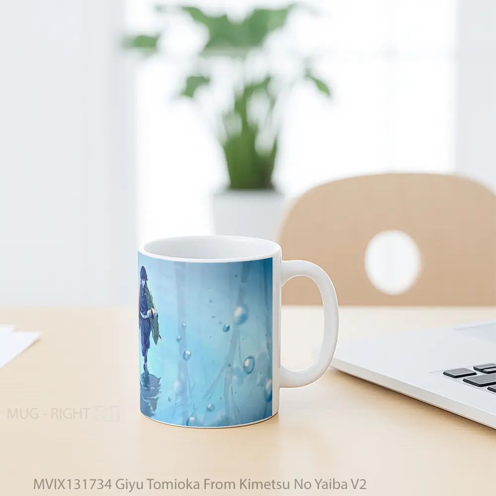 Mug Giyu Tomioka From Kimetsu No Yaiba V2 Cangkir Anime - All-side / Desain
