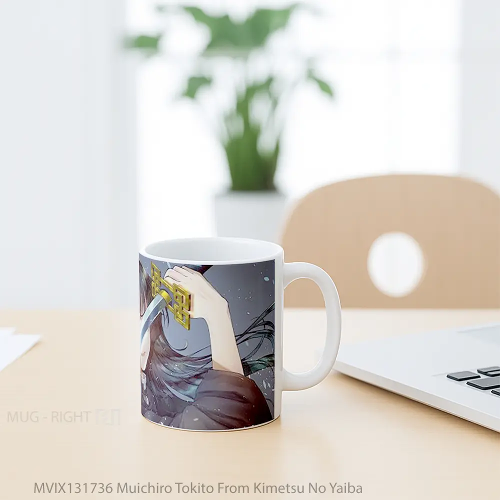 Mug Muichiro Tokito From Kimetsu No Yaiba Cangkir Anime - All-side / Desain
