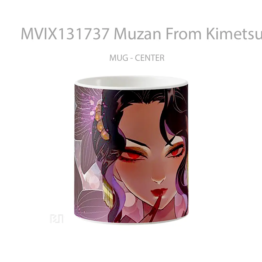 Mug Muzan From Kimetsu No Yaiba Cangkir Anime