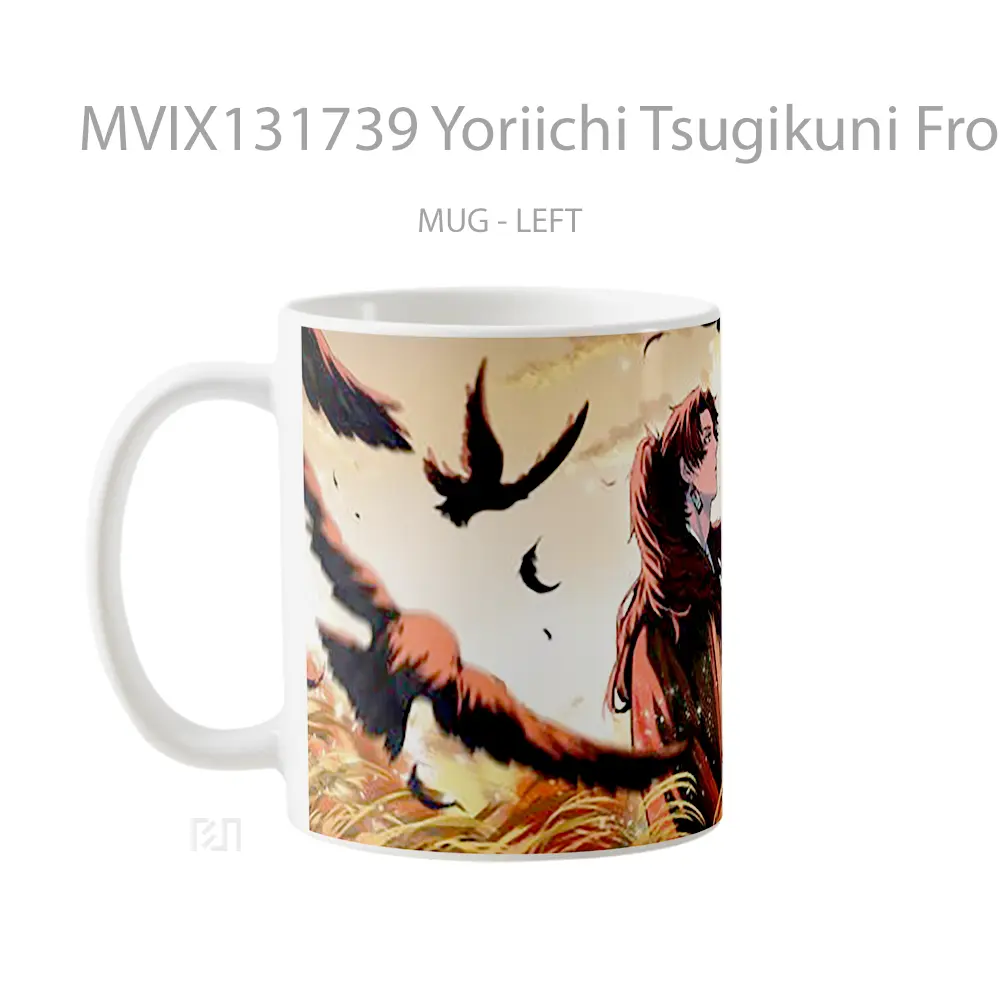Mug Yoriichi Tsugikuni From Kimetsu No Yaiba Cangkir Anime - All-side / Desain