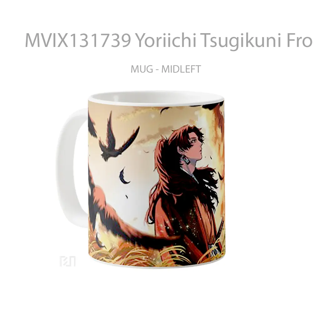 Mug Yoriichi Tsugikuni From Kimetsu No Yaiba Cangkir Anime - All-side / Desain