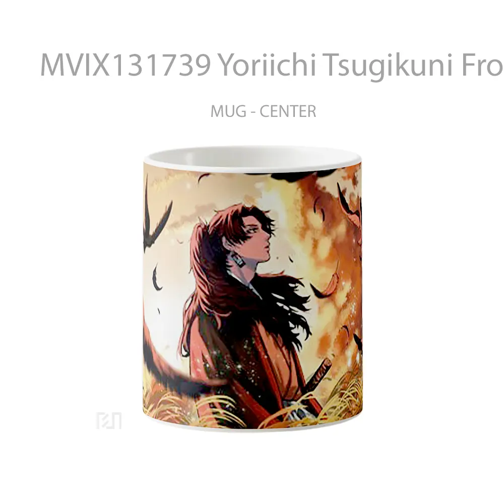 Mug Yoriichi Tsugikuni From Kimetsu No Yaiba Cangkir Anime