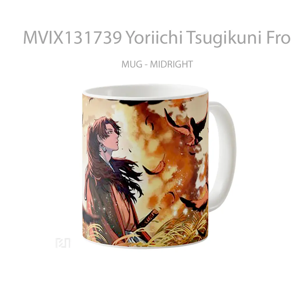 Mug Yoriichi Tsugikuni From Kimetsu No Yaiba Cangkir Anime - All-side / Desain