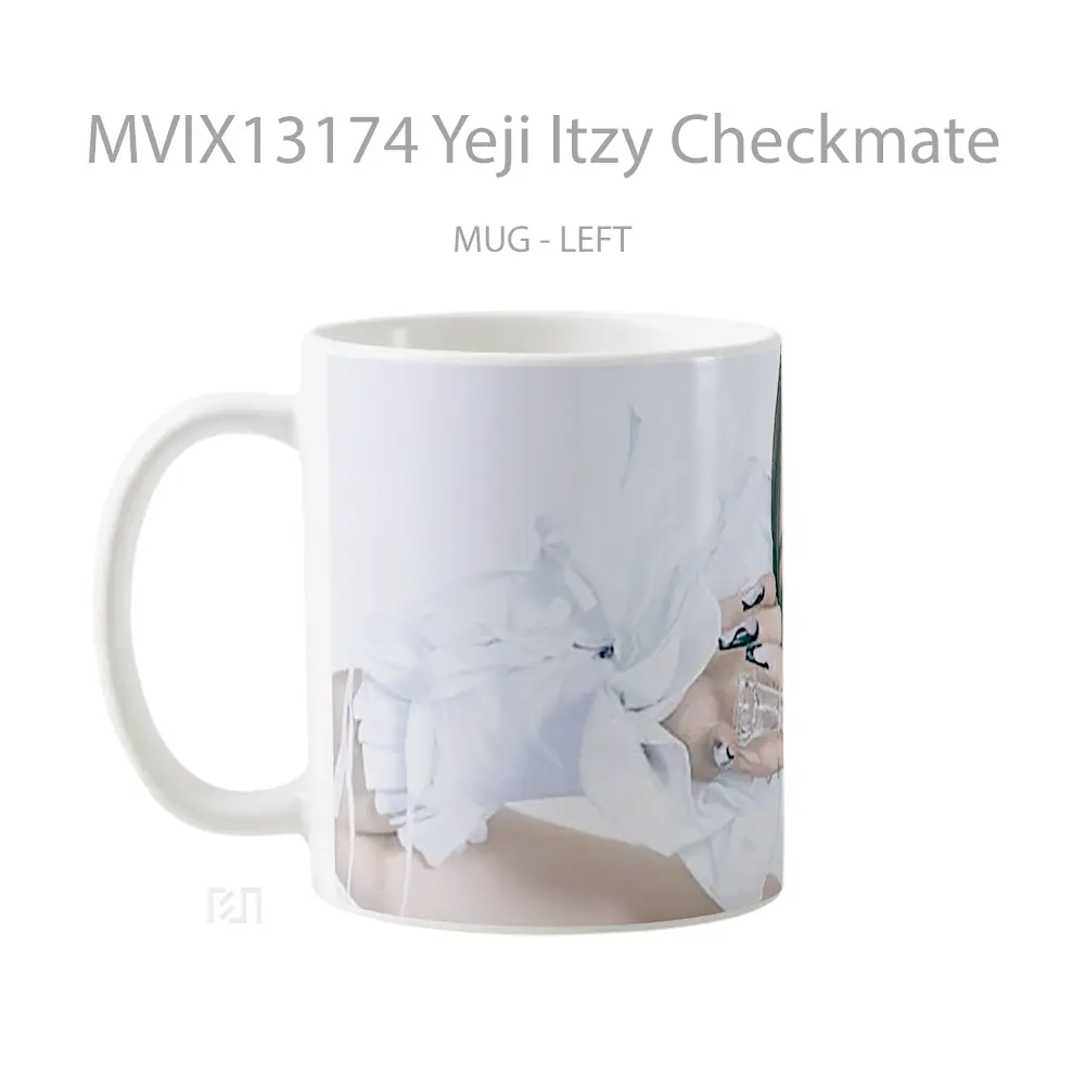 Mug Yeji Itzy Checkmate Gelas Keramik Unik - All-side / Desain