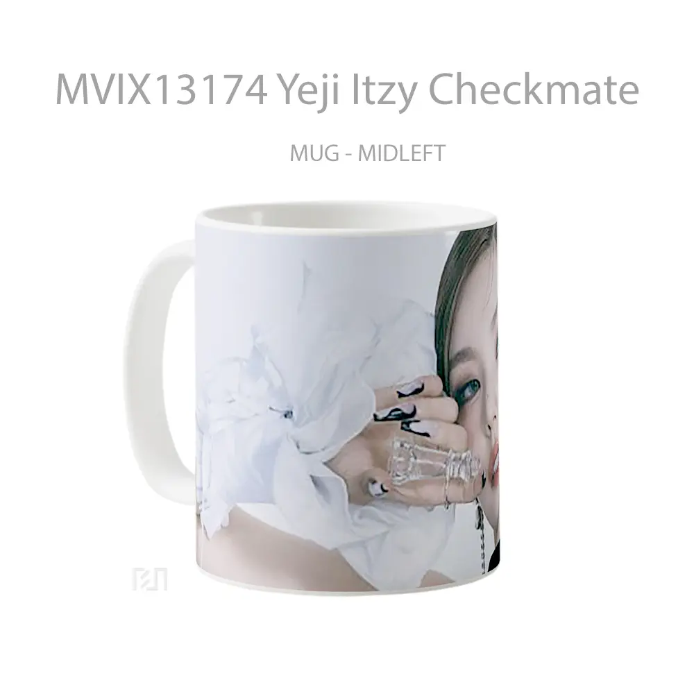 Mug Yeji Itzy Checkmate Gelas Keramik Unik - All-side / Desain