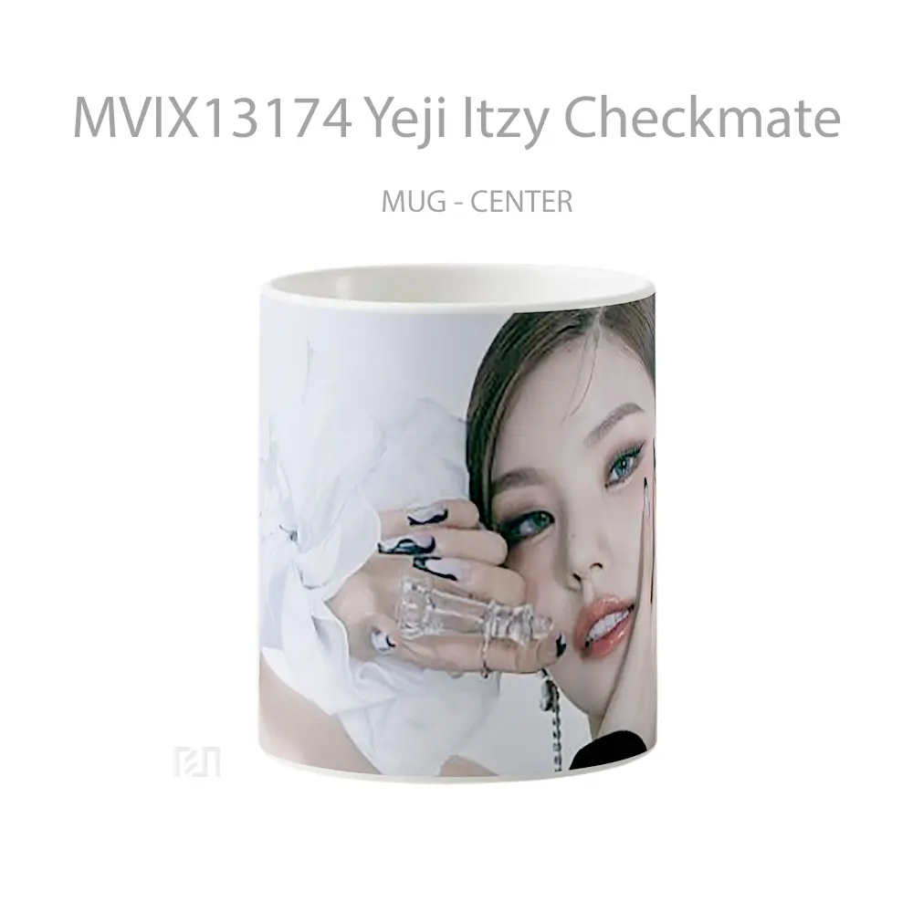 Mug Yeji Itzy Checkmate Gelas Keramik Unik