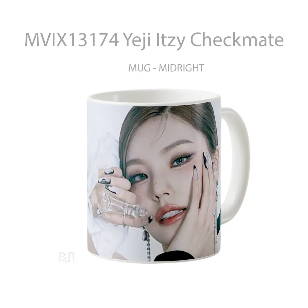 Mug Yeji Itzy Checkmate Gelas Keramik Unik - All-side / Desain