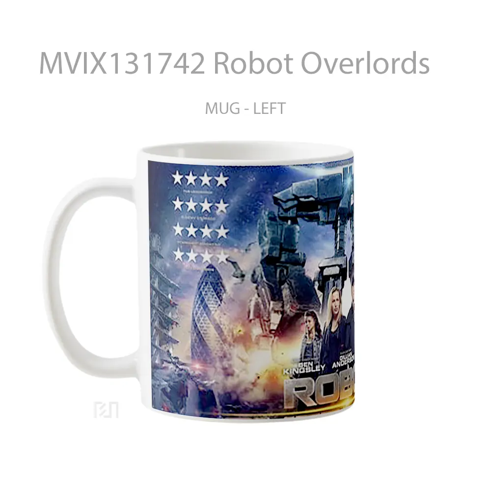 Mug Robot Overlords Gelas Keramik Unik - All-side / Desain