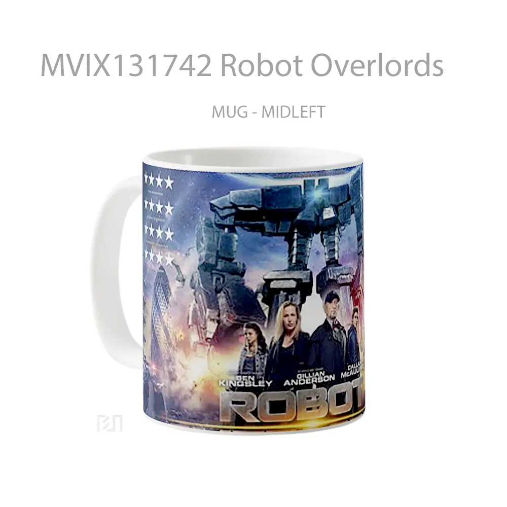 Mug Robot Overlords Gelas Keramik Unik - All-side / Desain