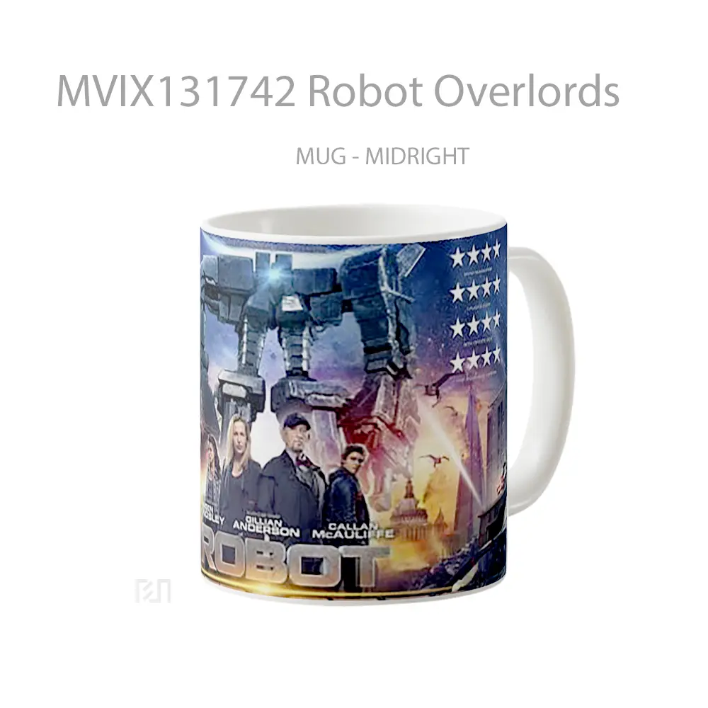 Mug Robot Overlords Gelas Keramik Unik - All-side / Desain