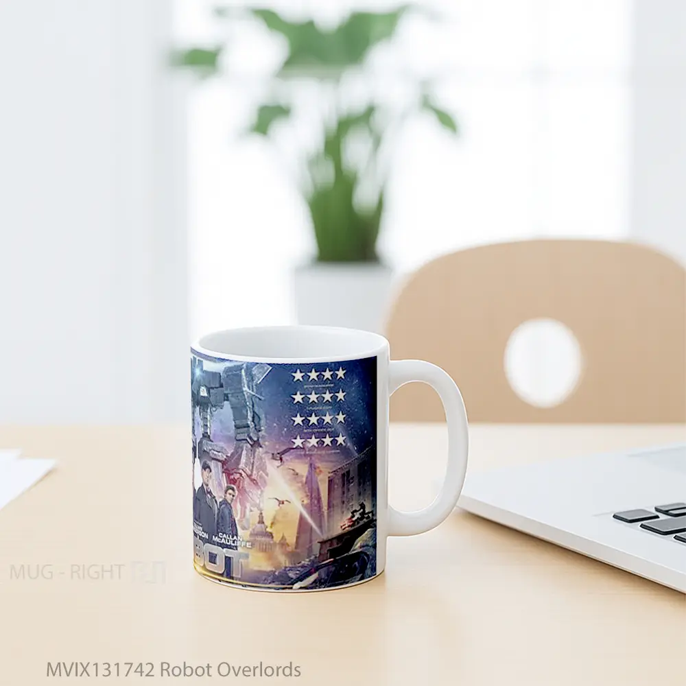 Mug Robot Overlords Gelas Keramik Unik - All-side / Desain