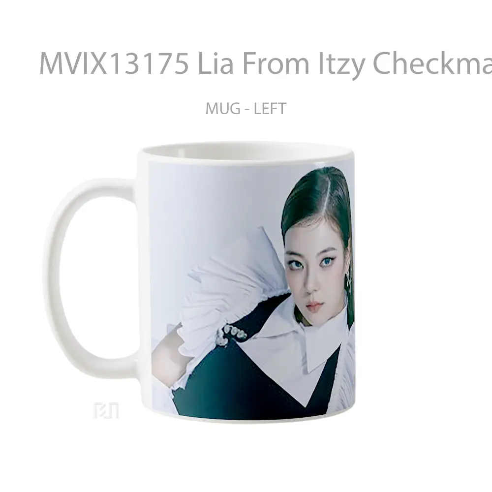 Mug Lia From Itzy Checkmate Gelas Keramik Unik - All-side / Desain